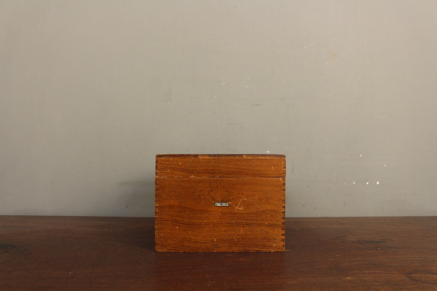 Antique Globe Wernicke Card File Box