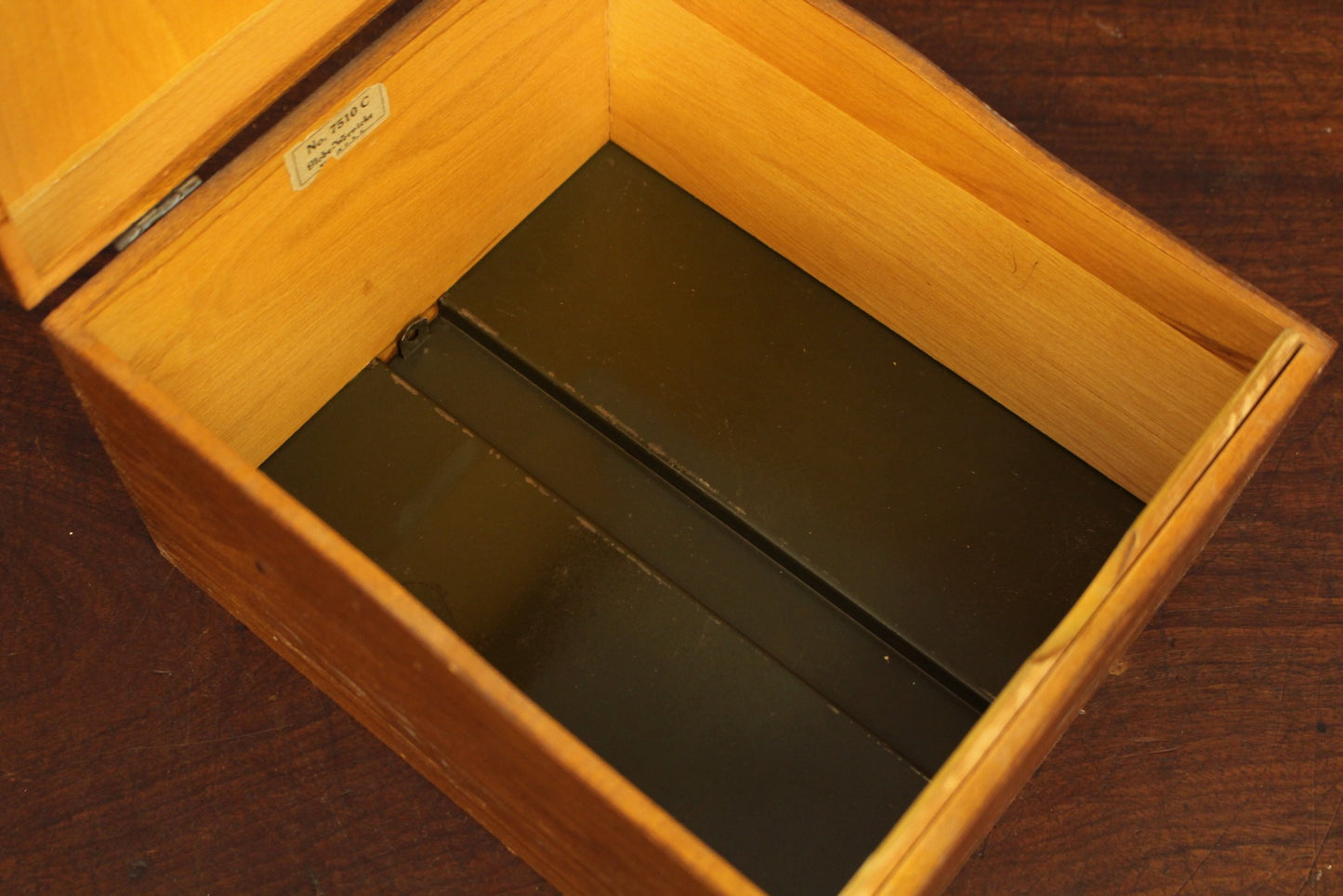 Antique Globe Wernicke Card File Box