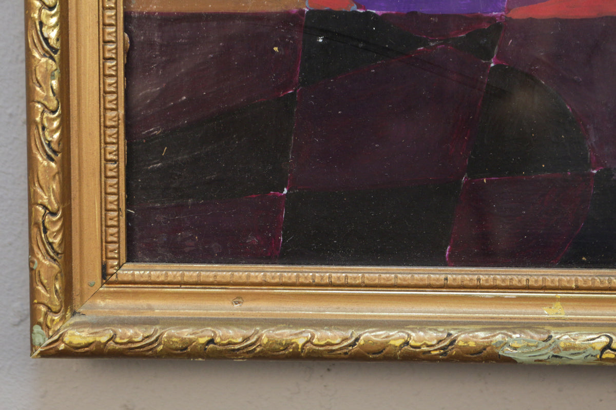"Deco Tulips" 1985 Painting