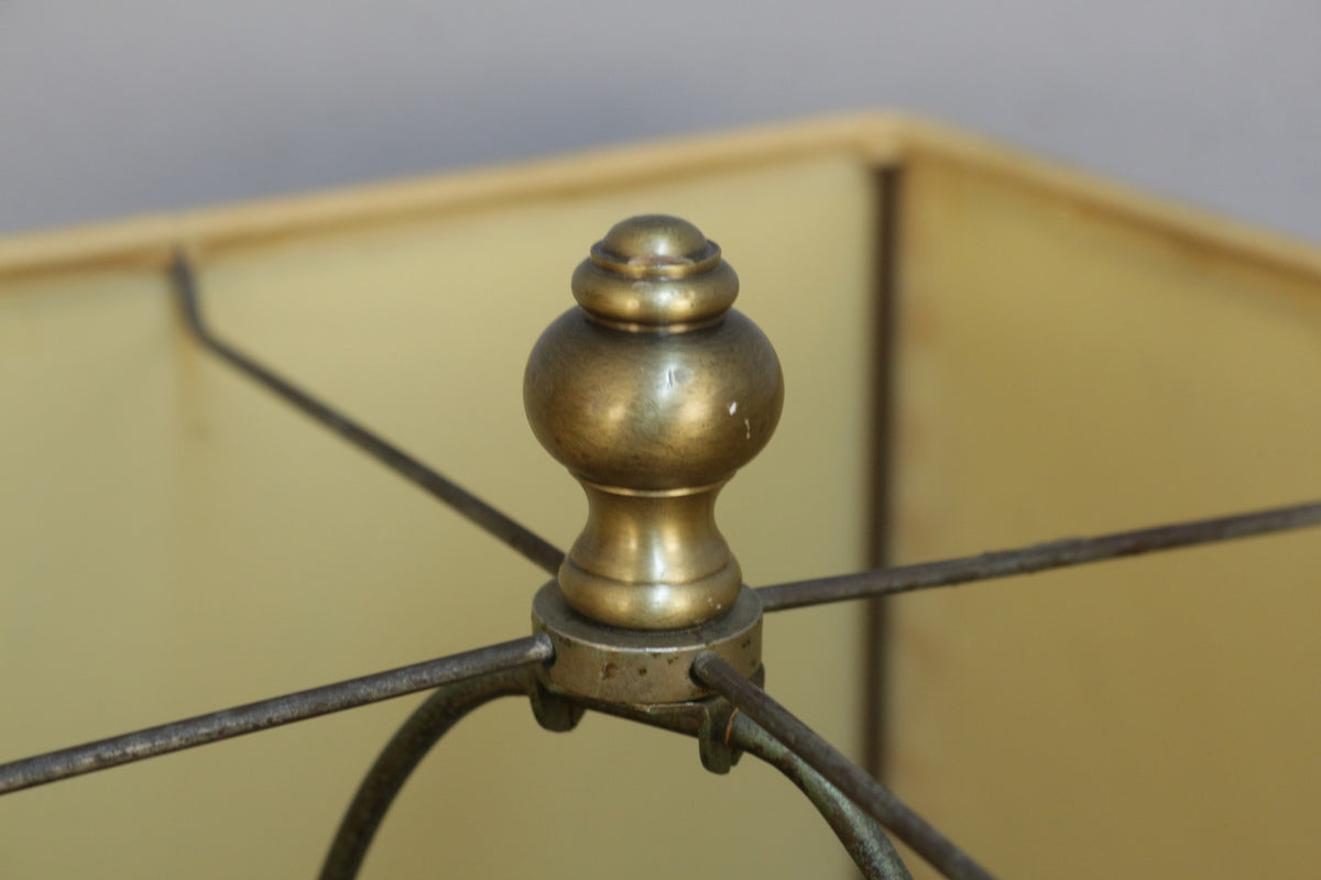 Mid Century Brass Pagoda Table Lamp