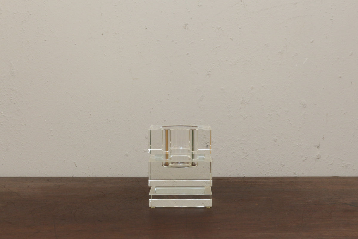 Crystal Cube Candle Holder