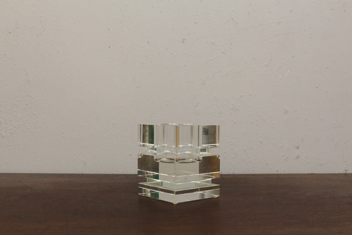 Crystal Cube Candle Holder