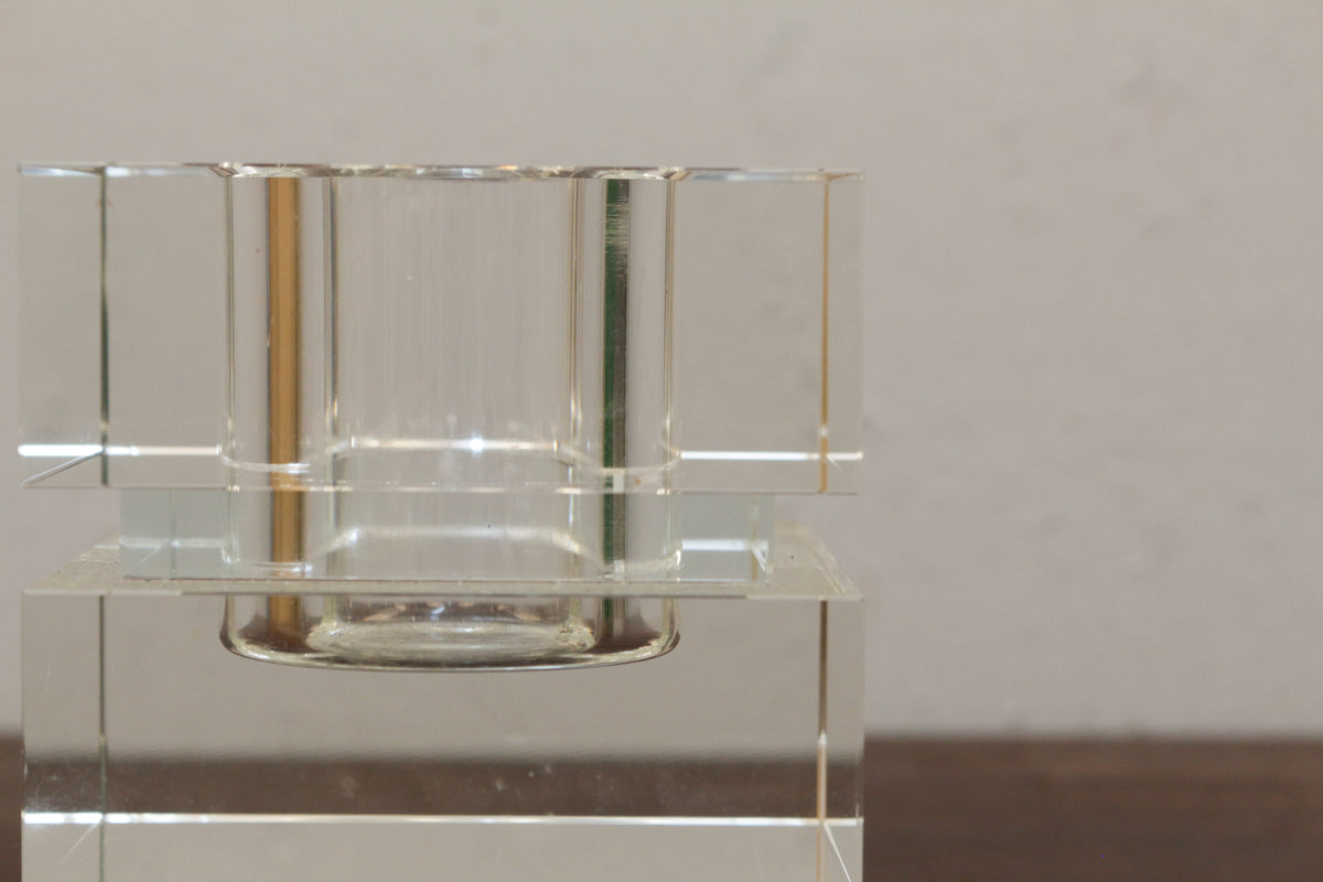 Crystal Cube Candle Holder