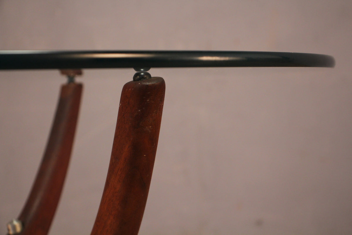 Forest Wilson Walnut & Glass End Table - ONLINE ONLY