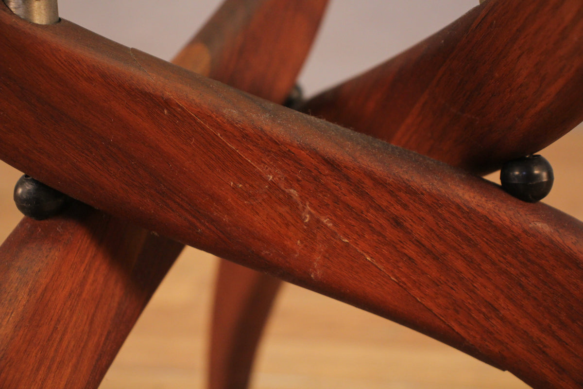 Forest Wilson Walnut & Glass End Table - ONLINE ONLY