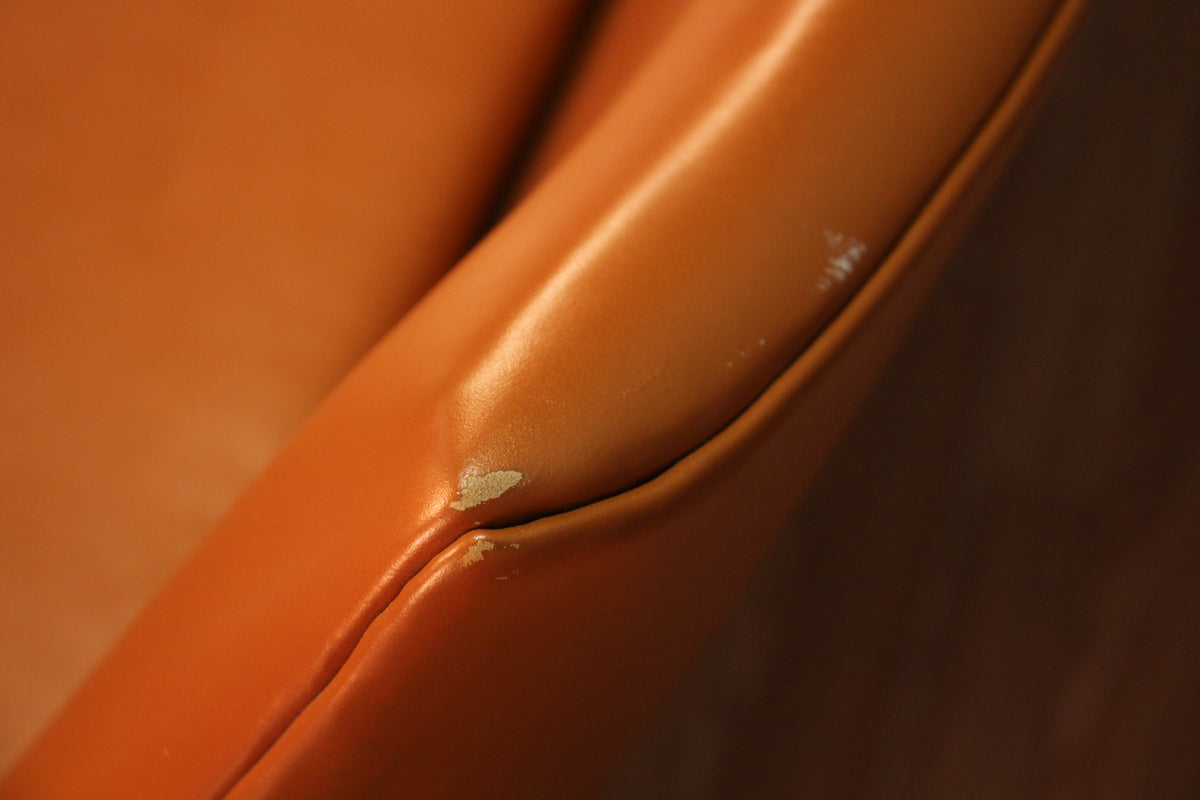 Ib Kofod-Larsen Papaya Vinyl Sofa