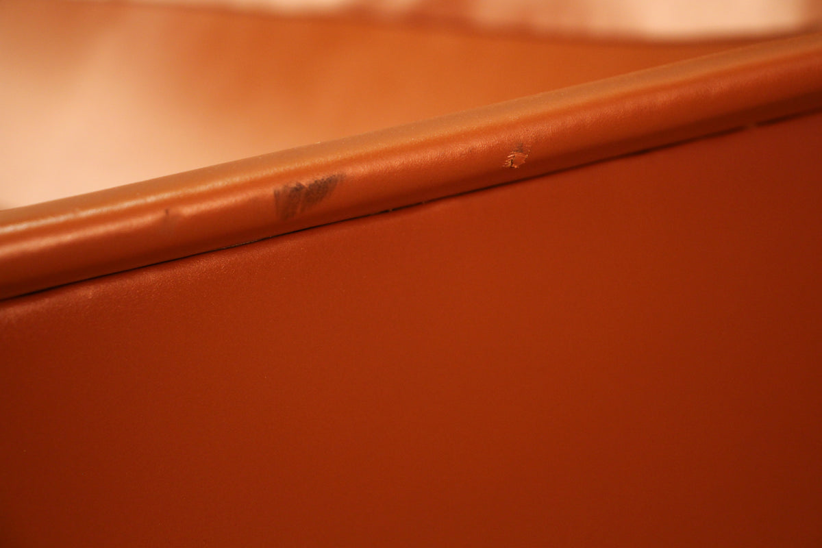 Ib Kofod-Larsen Papaya Vinyl Sofa