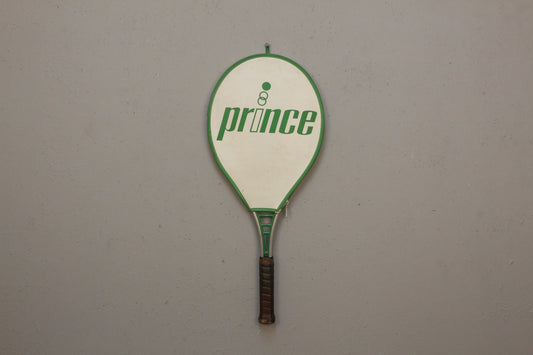 1980s Prince Green Tennis Racket with Case
