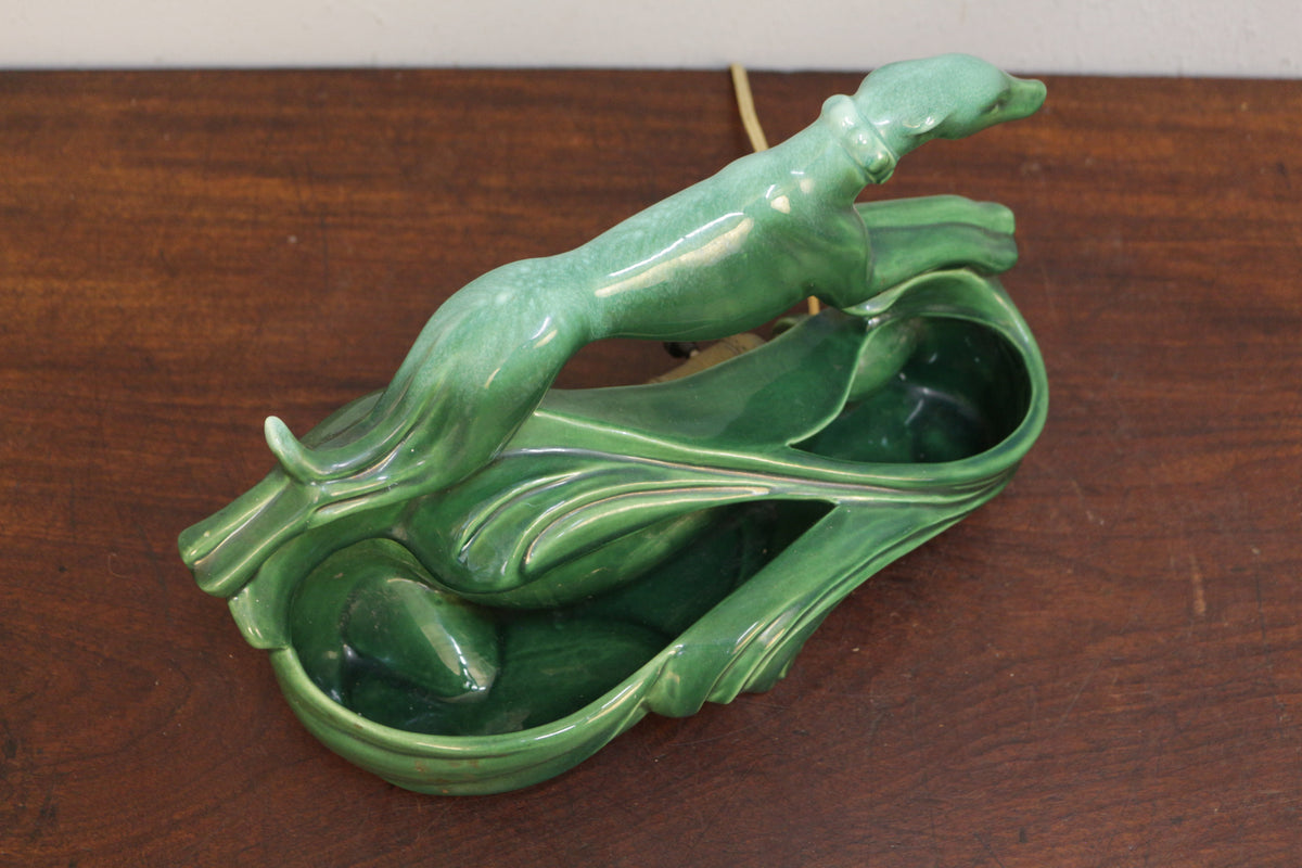 1950s Royal Haeger Greyhound TV Lamp