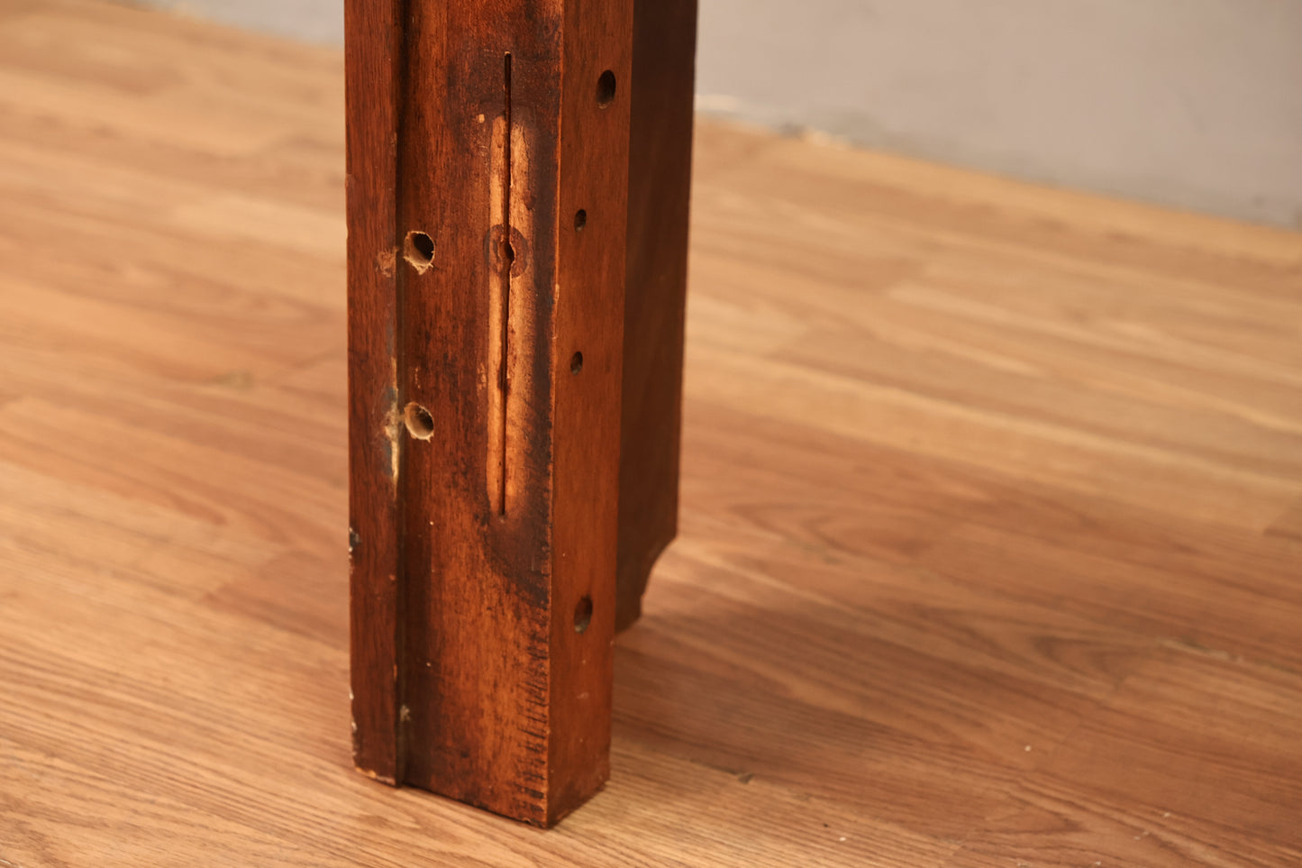 Walnut Groove Full Sliding-Door Headboard - ONLINE ONLY