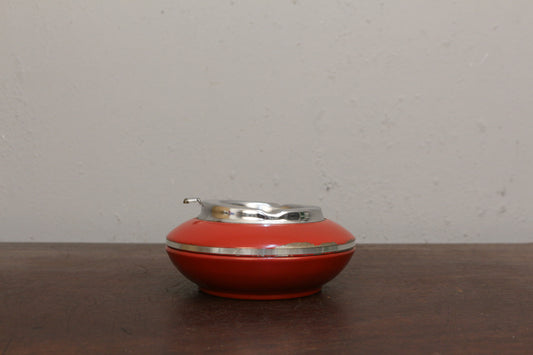 Italian Red Space Age Ashtray
