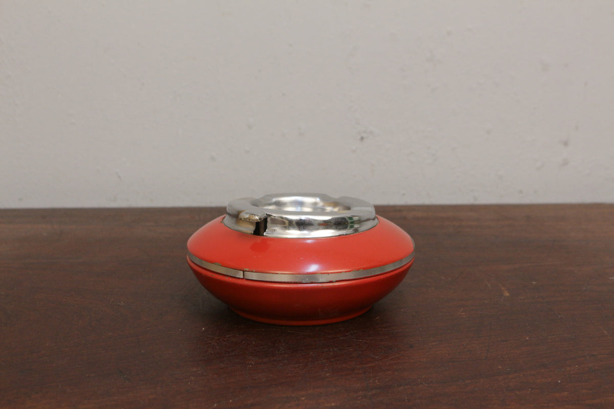 Italian Red Space Age Ashtray