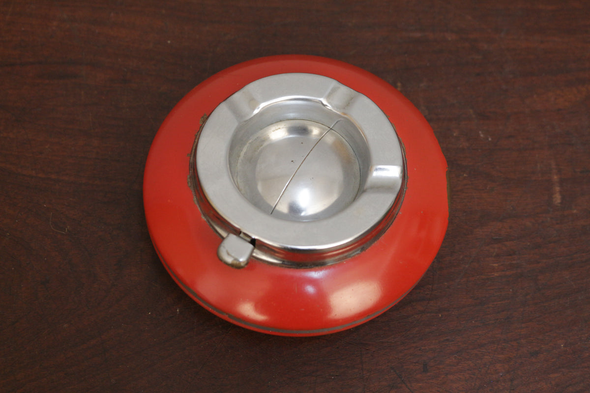Italian Red Space Age Ashtray