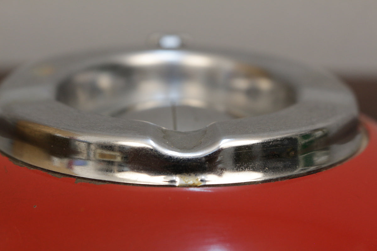 Italian Red Space Age Ashtray