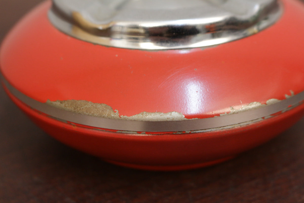 Italian Red Space Age Ashtray