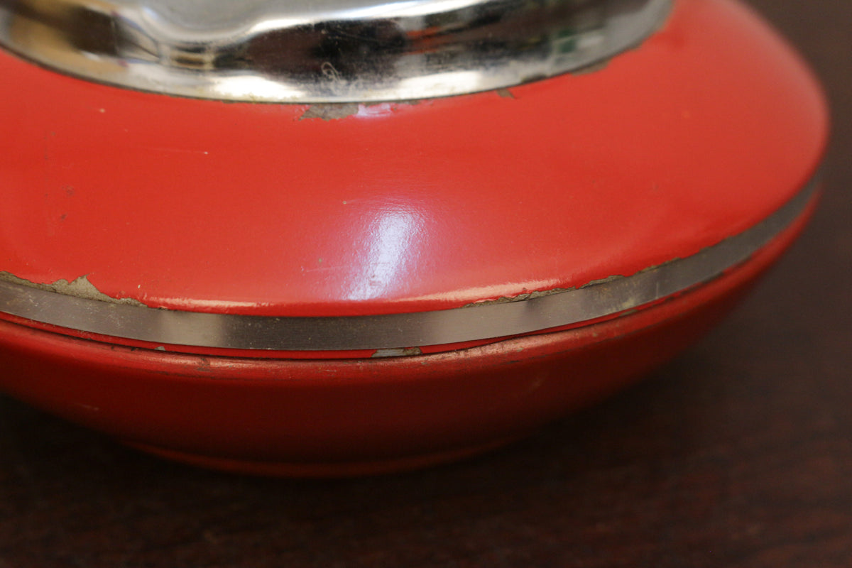 Italian Red Space Age Ashtray