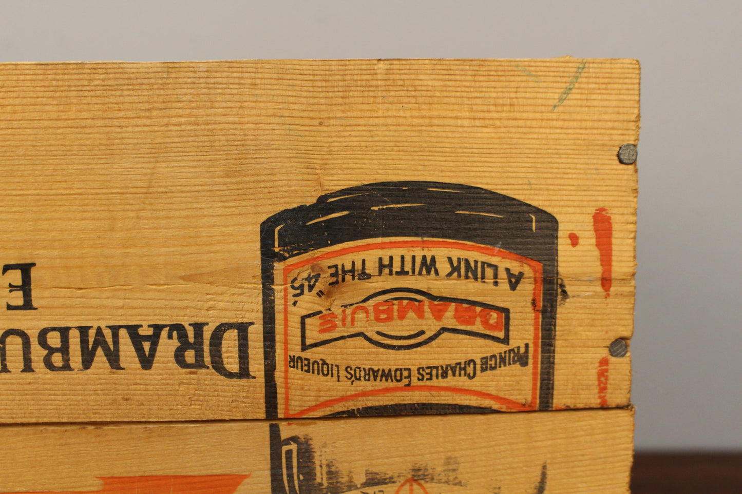 Rustic Wooden Drambuie Crate
