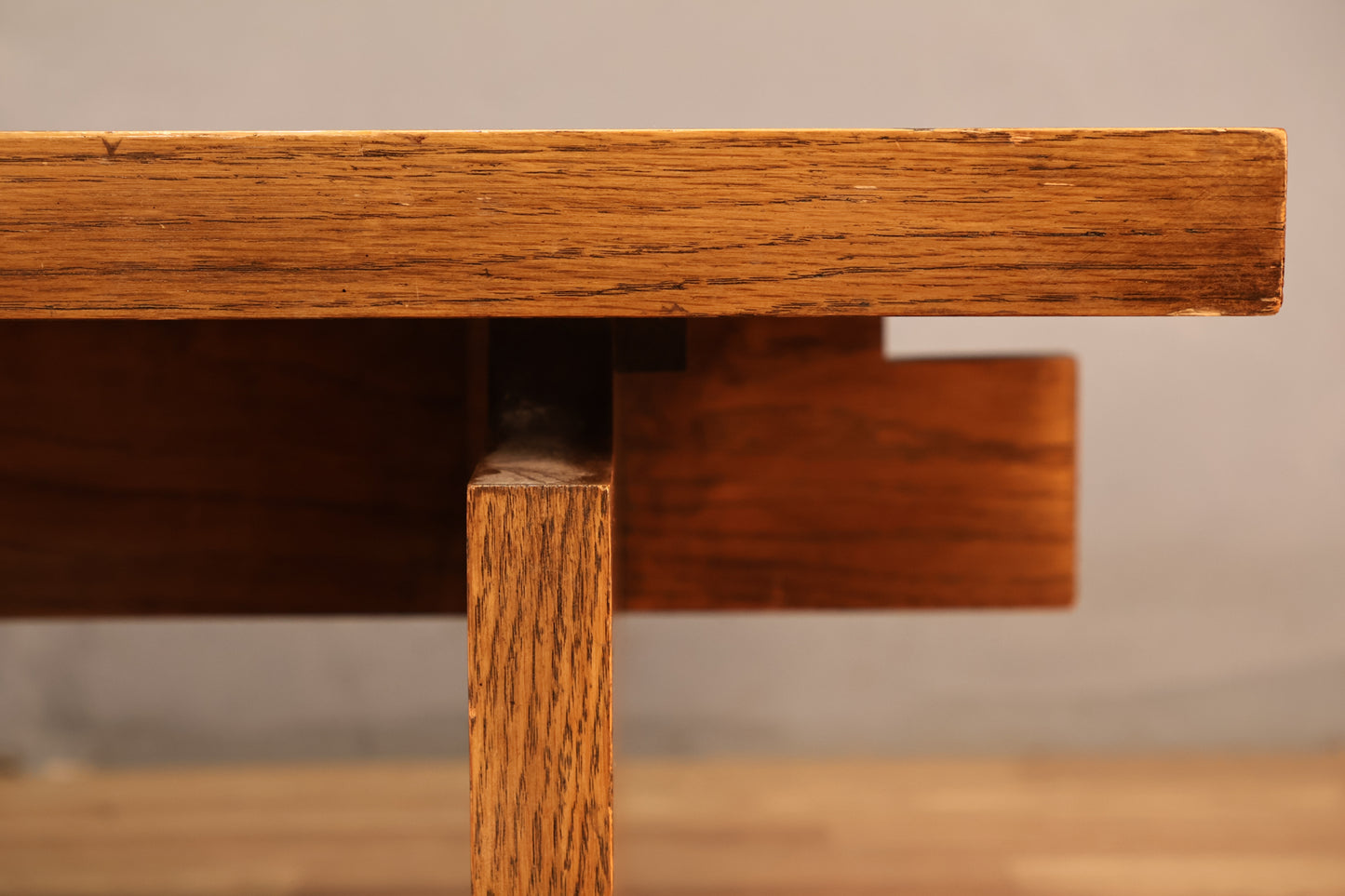 Lane Oak Butcher Block Coffee Table - ONLINE ONLY