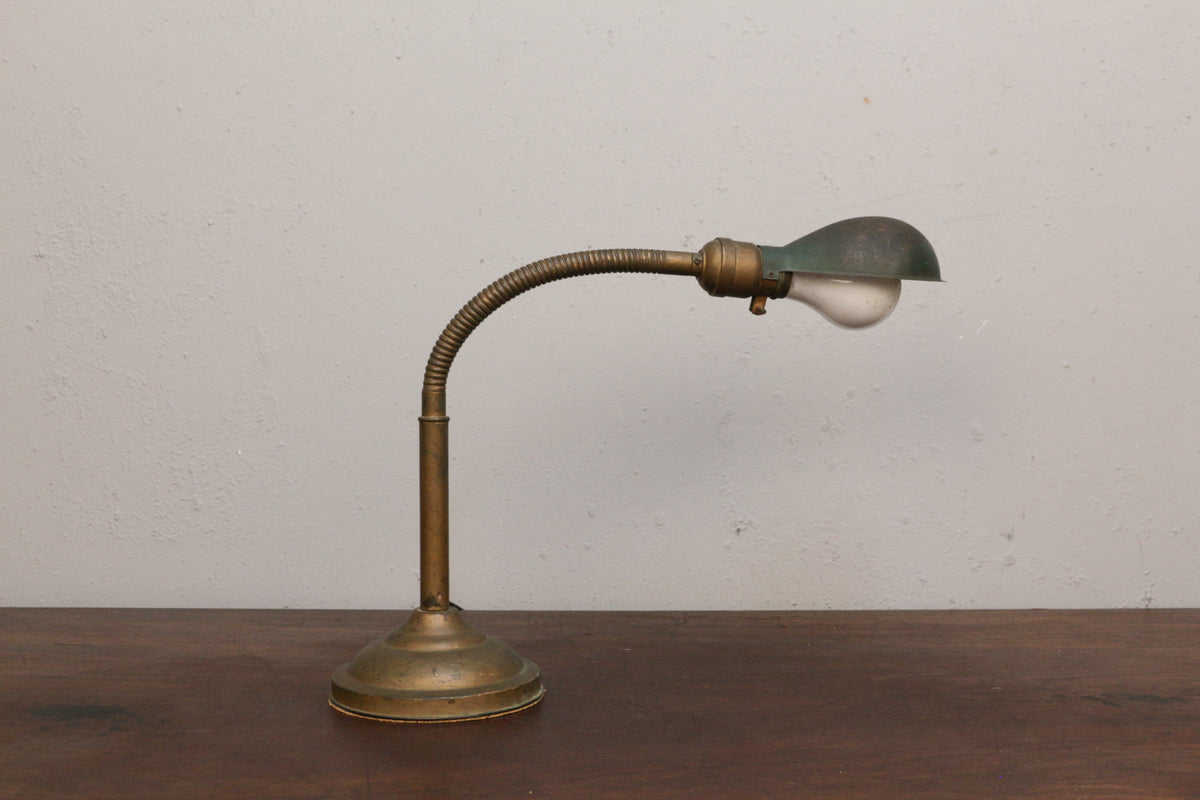 Antique Gooseneck Jeweler's Lamp
