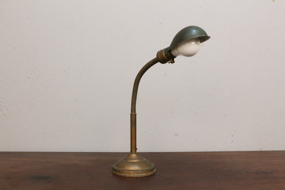 Antique Gooseneck Jeweler's Lamp