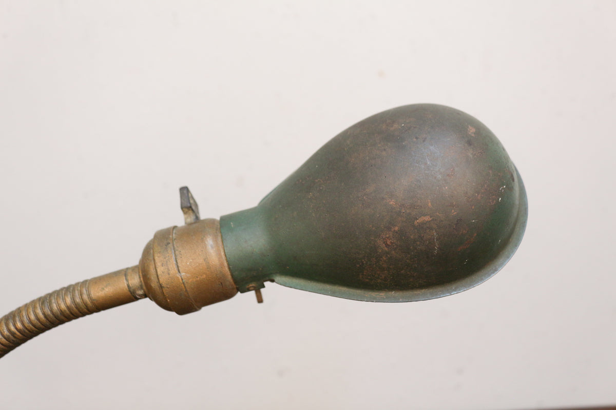 Antique Gooseneck Jeweler's Lamp