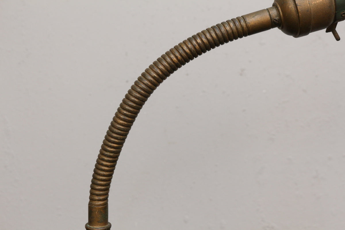Antique Gooseneck Jeweler's Lamp