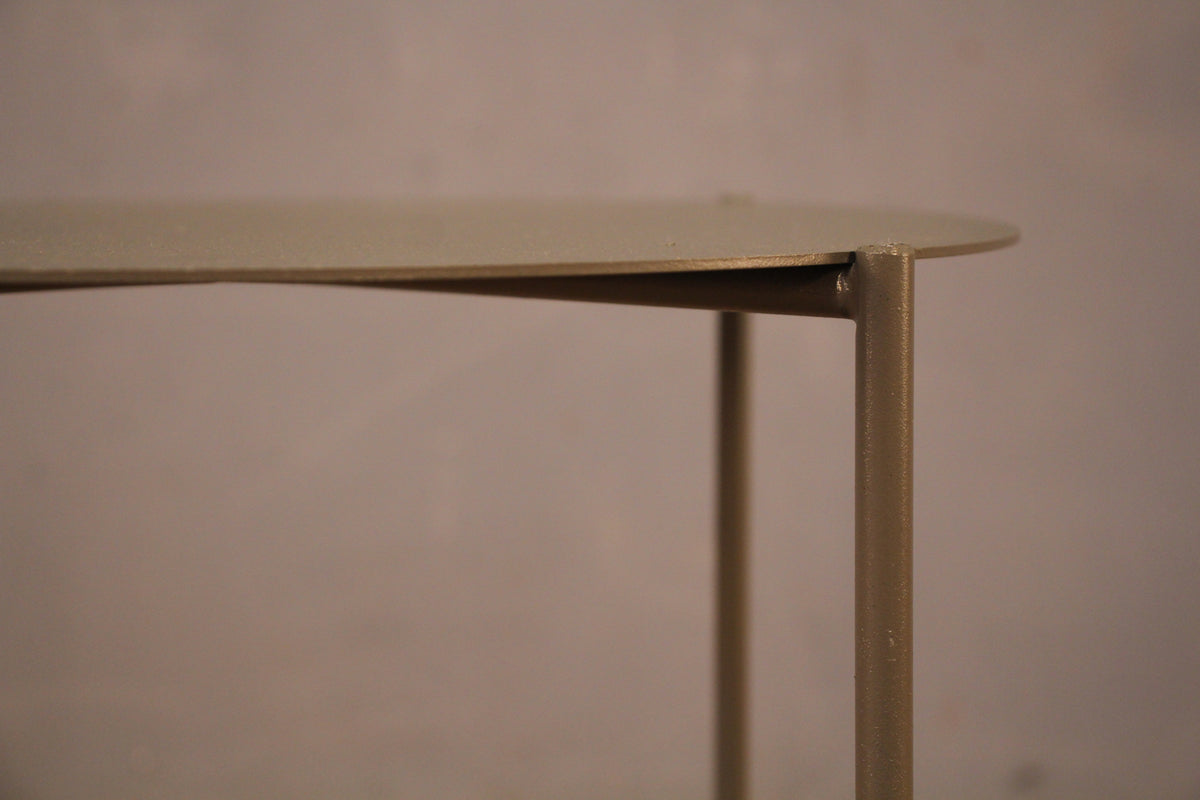 Modern Metal 2-Tier Side Table