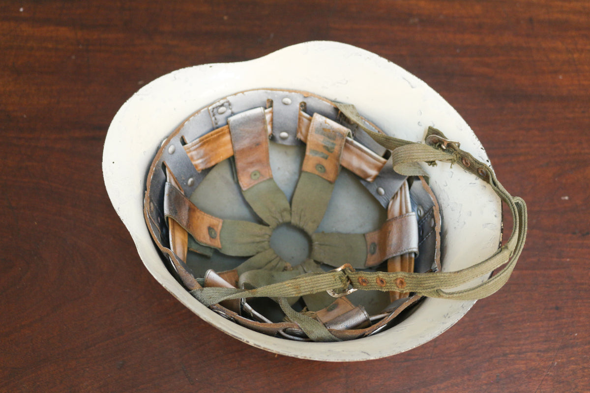 White Steel Helmet