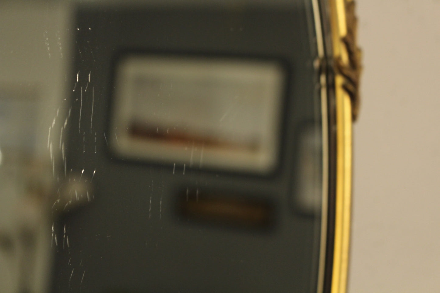 Oval Gold Nouveau Mirror