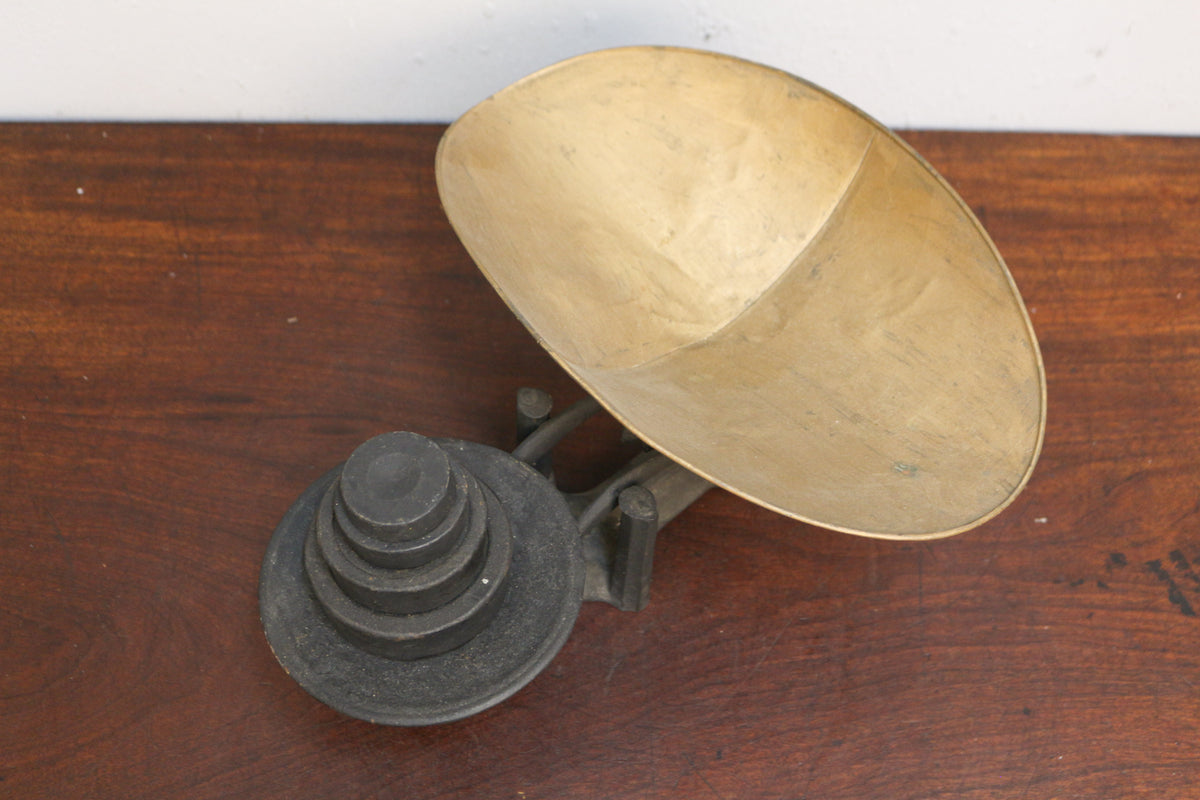 Antique Iron & Brass Scale