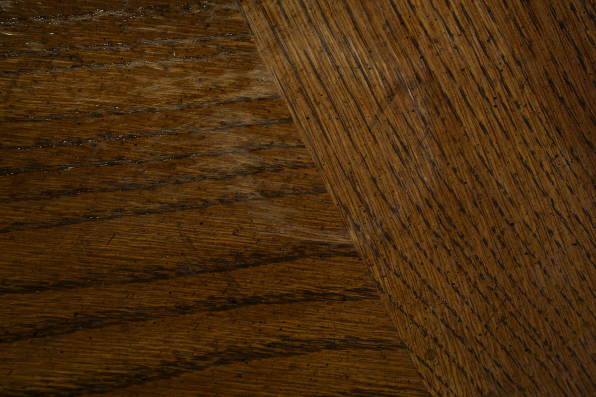 Drexel Oak Octagonal Dining Table With 2 Leaves - ONLINE ONLY