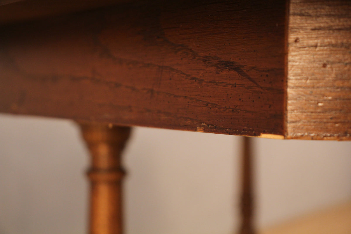 Drexel Oak Octagonal Dining Table With 2 Leaves - ONLINE ONLY