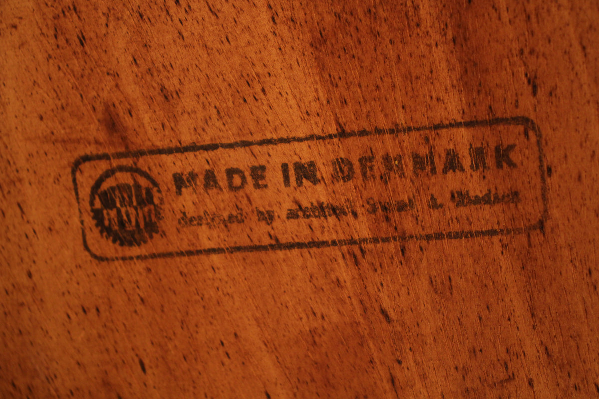 Svend Åge Madsen Teak & Black Leather Armchair