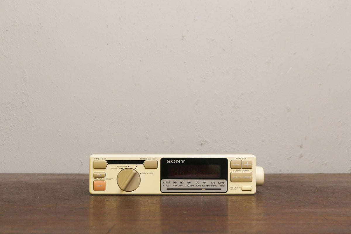 Sony Under-Cabinet Kitchen Clock Radio