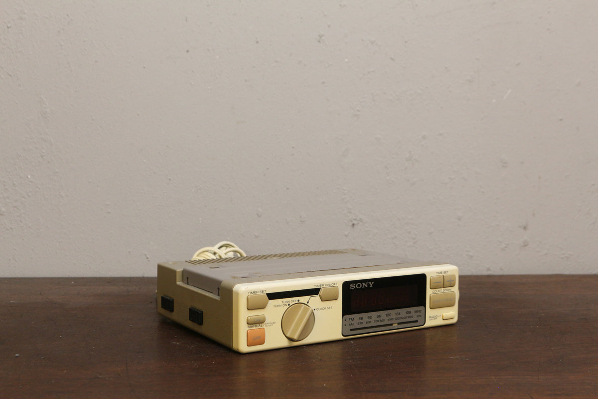 Sony Under-Cabinet Kitchen Clock Radio
