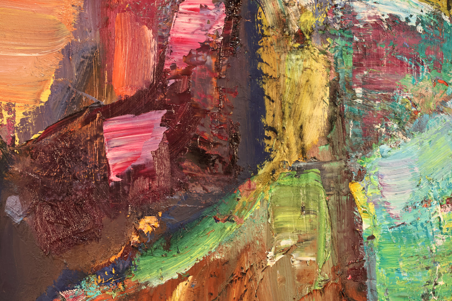Large "Meditation" Abstract Painting - ONLINE ONLY