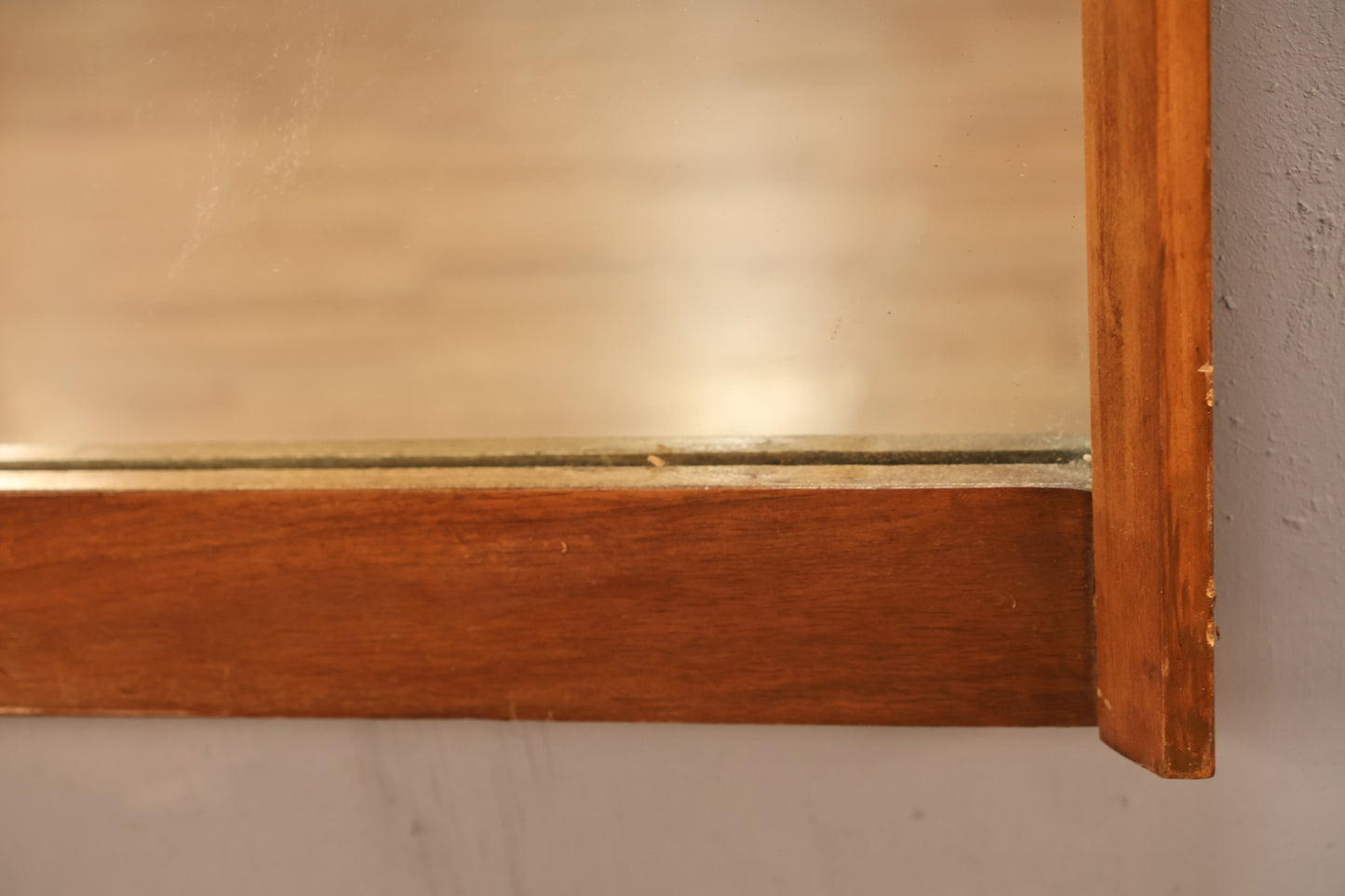 Mid Century Walnut Full-Length Mirror