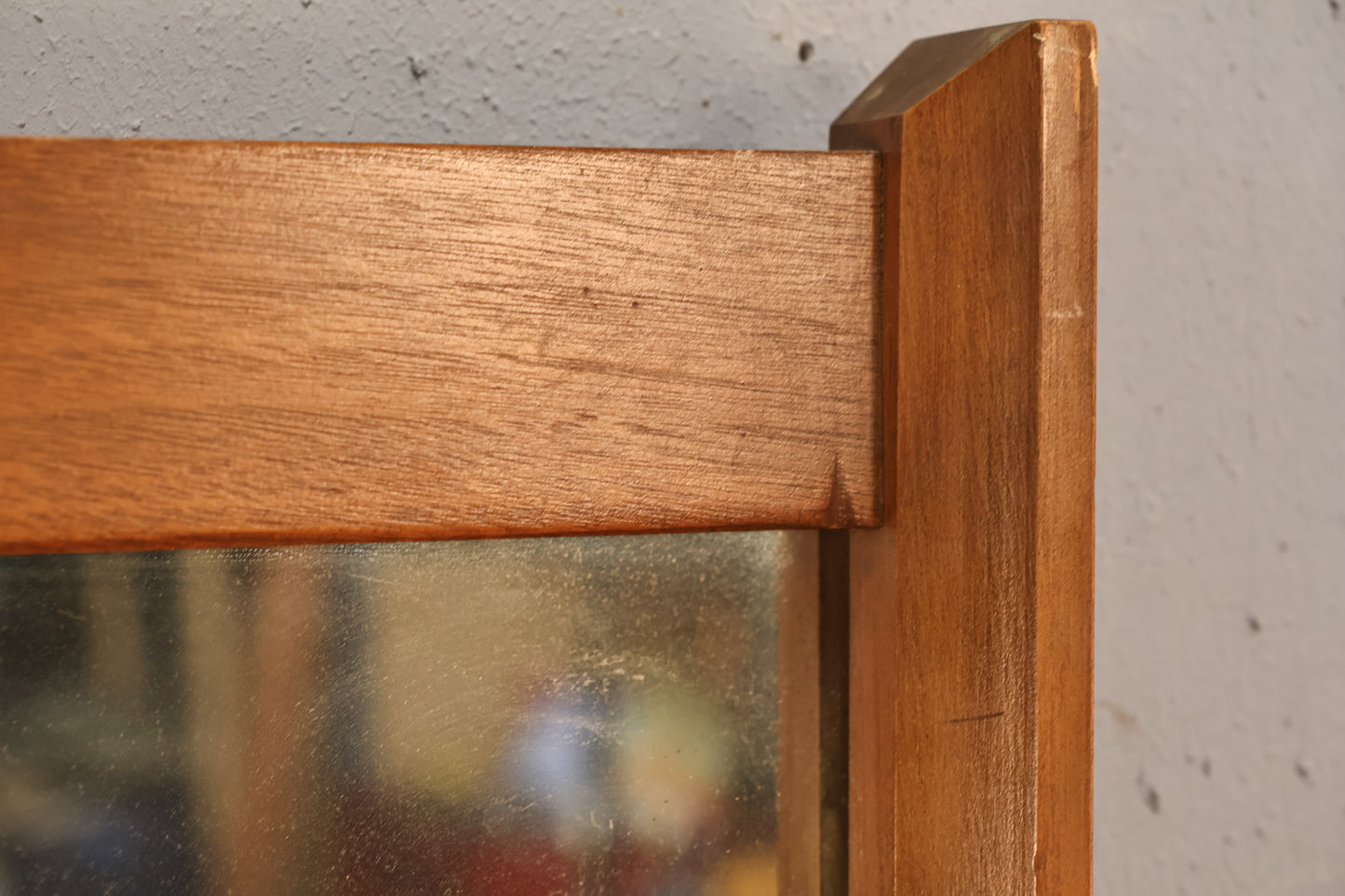 Mid Century Walnut Full-Length Mirror