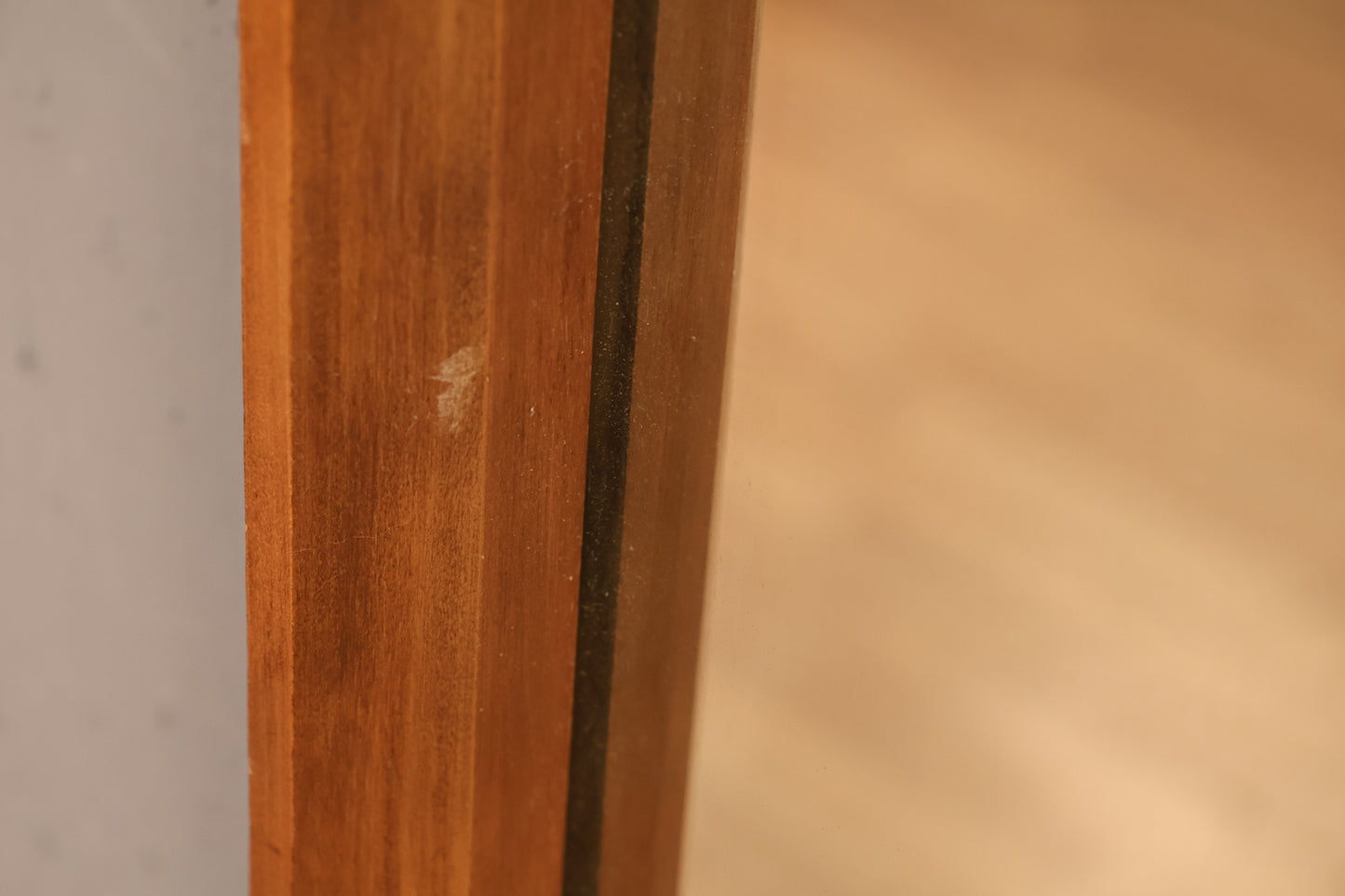 Mid Century Walnut Full-Length Mirror