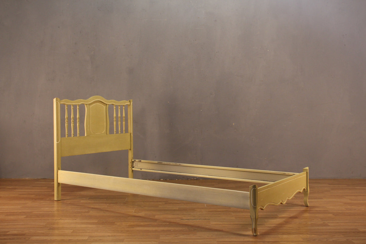 Henry Link Pistachio Provincial Twin Bed Frame - ONLINE ONLY