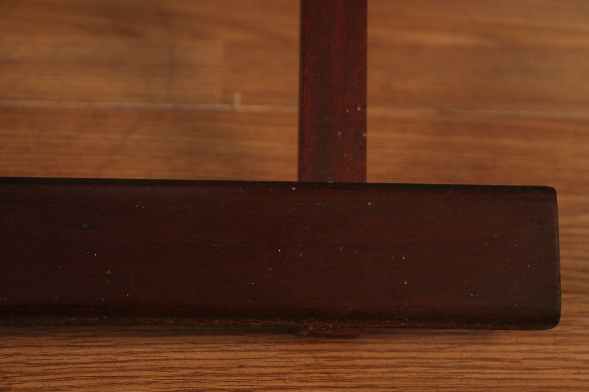 Slatted Solid Teak Folding Side Table