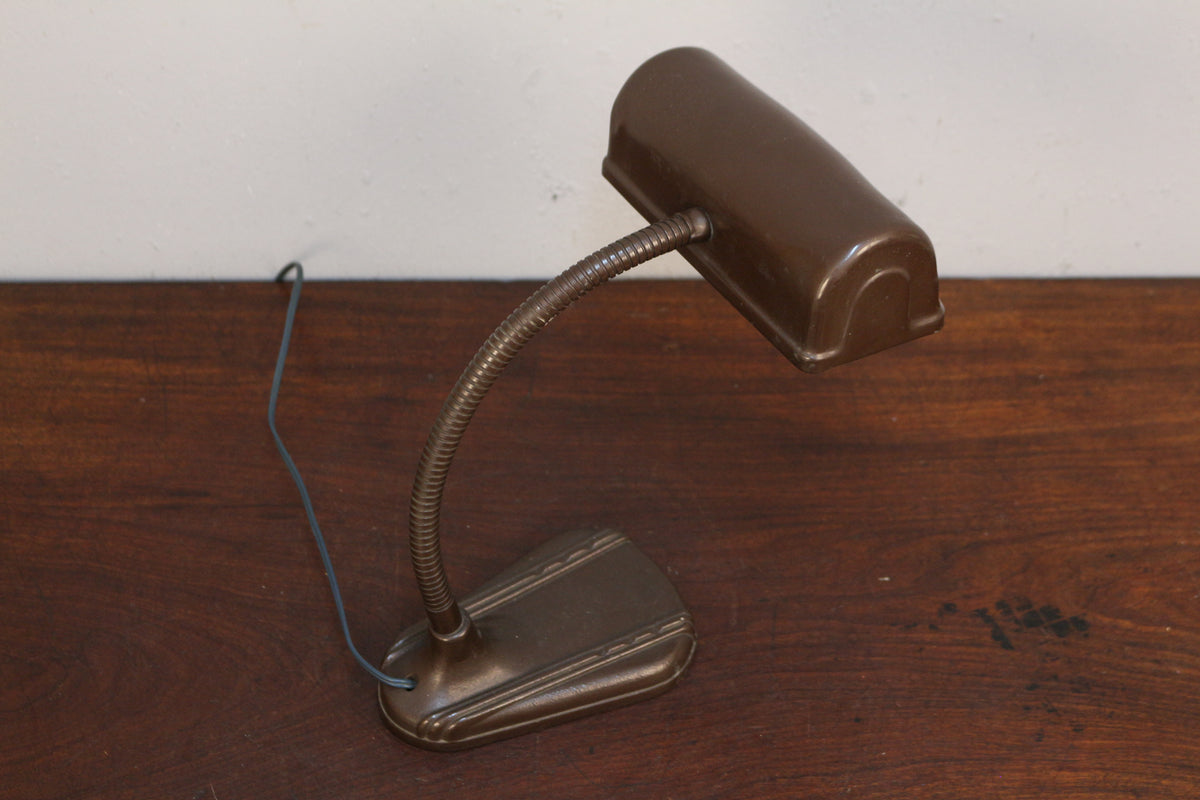Small Metal Goosneck Desk Lamp