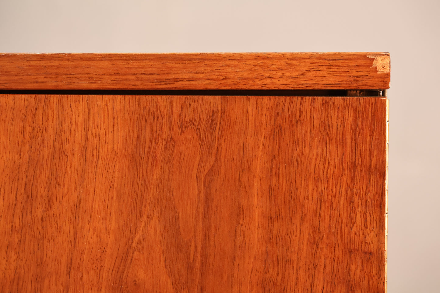 Large Sculptural Walnut 9-Drawer Credenza