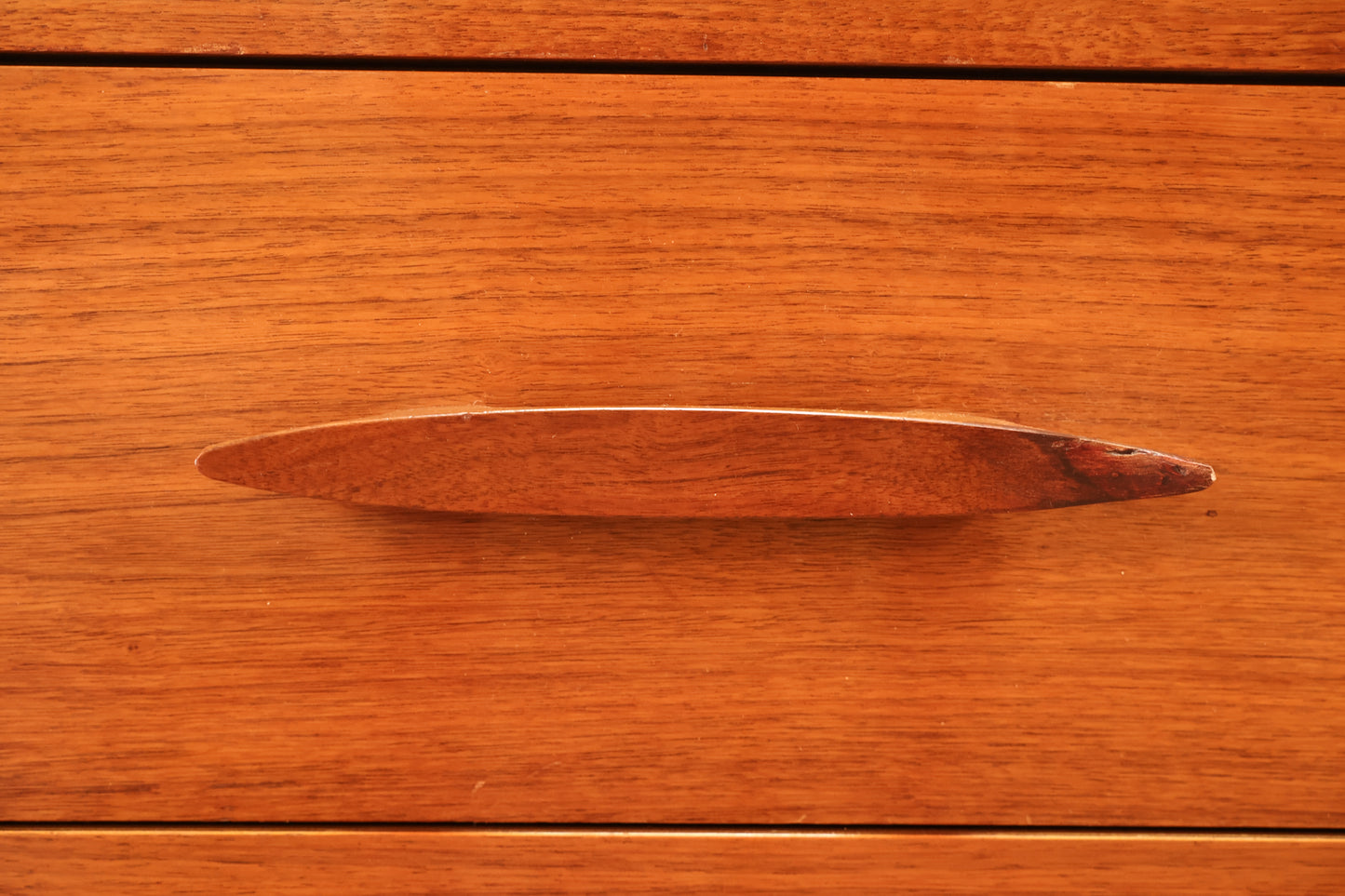 Large Sculptural Walnut 9-Drawer Credenza