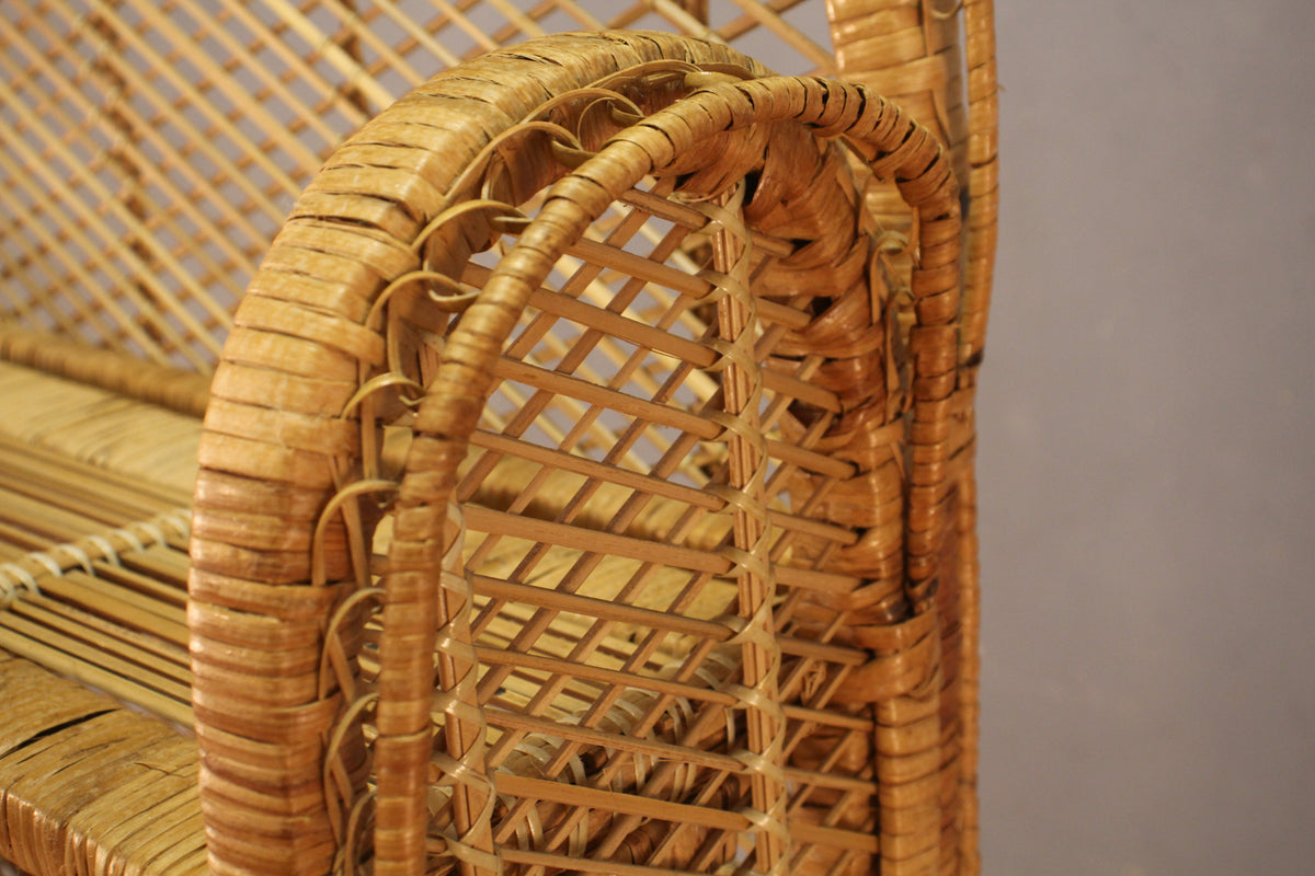 Arched Rattan 5-Tier Shelf