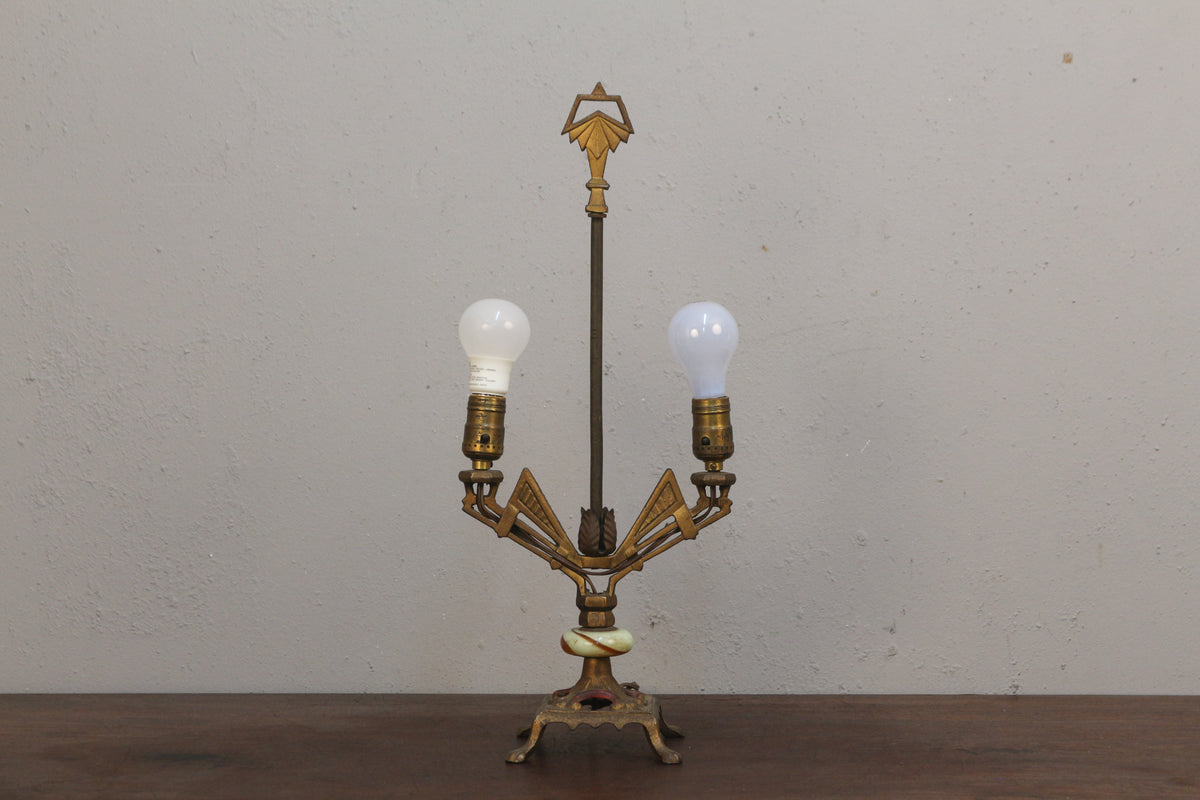 Art Deco Bronze Table Lamp