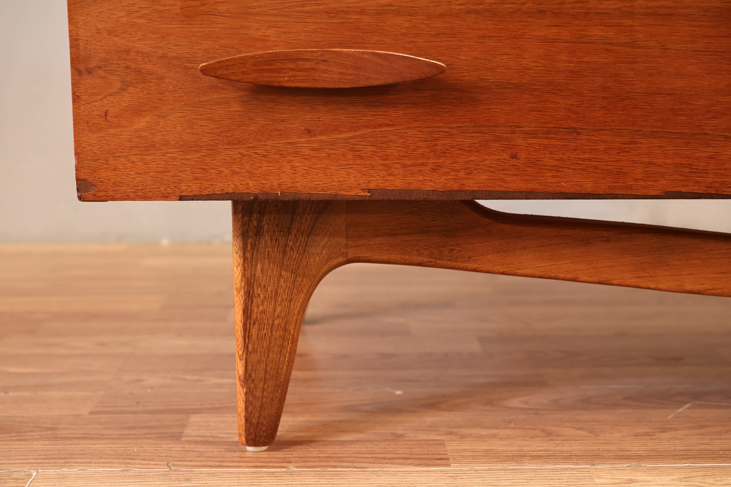 Sculptural Walnut 7-Drawer Bachelor's Chest