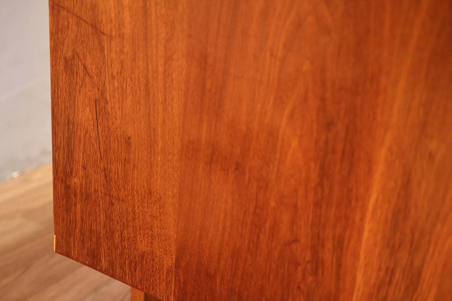 Sculptural Walnut 7-Drawer Bachelor's Chest