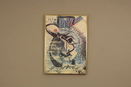 "Bust of a Man with a Hat" Pablo Picasso Museum Poster