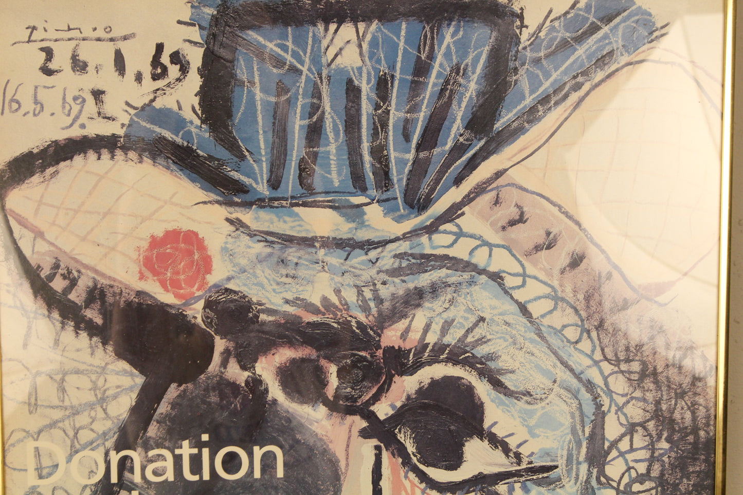"Bust of a Man with a Hat" Pablo Picasso Museum Poster